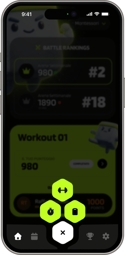 Concept B - Main menu